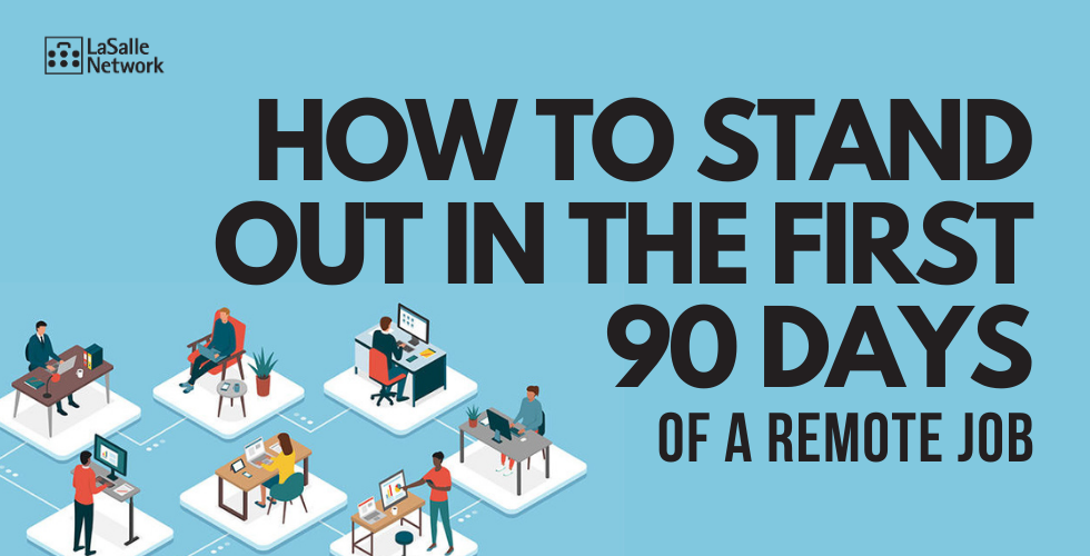 how to stand out in a new job virtually