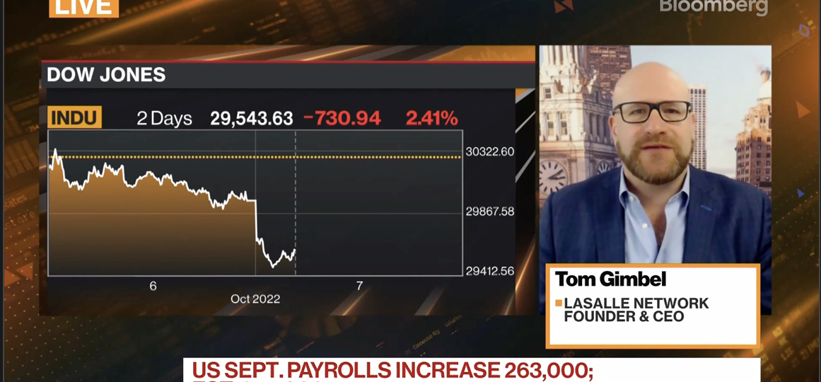 Tom Gimbel BLS Jobs Report